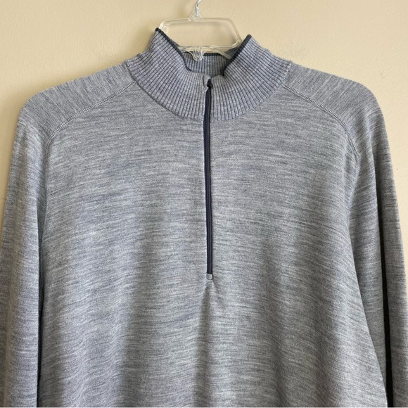 Smartwool Mens Merino Wool Quarter Zip Sweater - Picture 3 of 11
